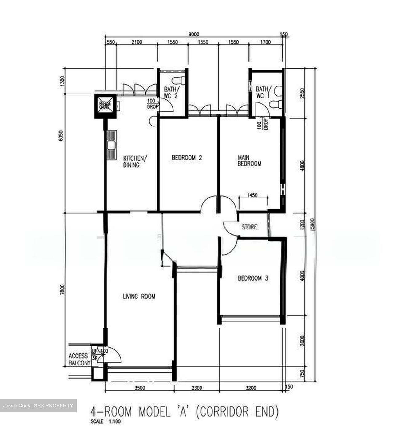 Blk 321 Yishun Rivergreen (Yishun), HDB 4 Rooms #614134121
